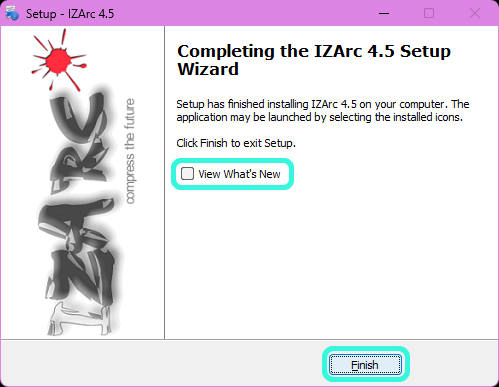 IZArcセットアップ完了