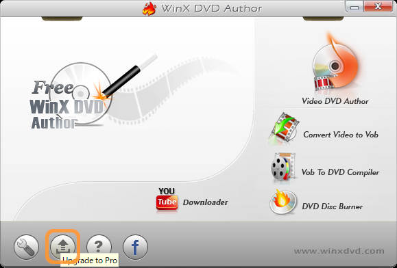 Upgrade to Proボタン